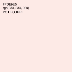 #FDE9E5 - Pot Pourri Color Image